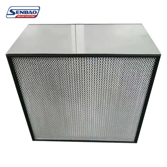 Wholesale High Temperature Separator HEPA H14 Air Filter for Industrial Use